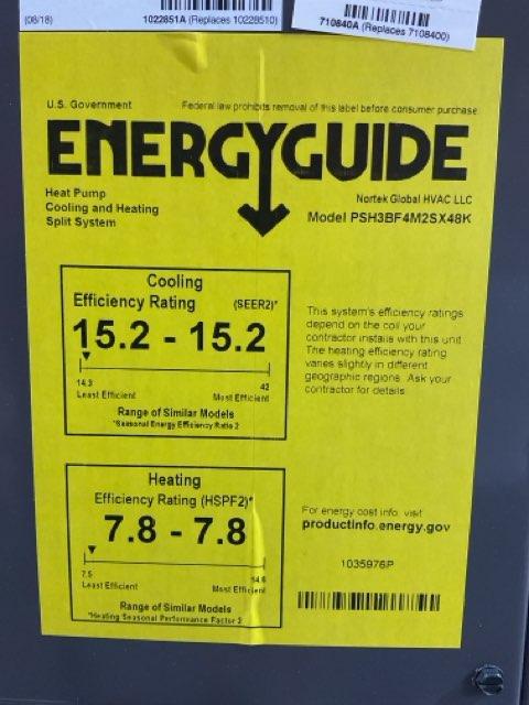 4 Ton Two-Stage Split-System Heat Pump 208-230/60/1 R410A 15.2 SEER2