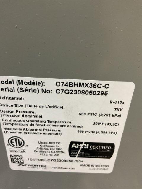 3 Ton AC Multiposition Cased A Coil, R410A CFM 1200