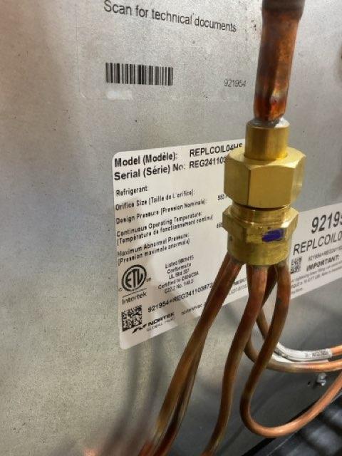 5 Ton AC/HP Upflow/Downflow Uncased A Coil, R22/R410A CFM 2000