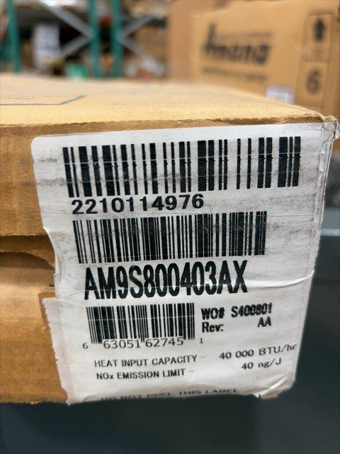 40,000 BTU Low NOx Single-Stage Upflow/Horizontal ECM Multi Speed Gas Furnace 80% 115/60/1 CFM: 1200