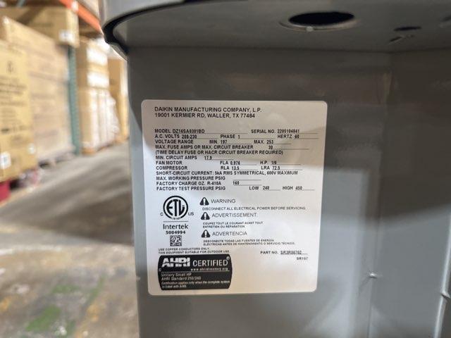 2.5 Ton Single-Stage Split-System Heat Pump 208-230/60/1 R410A 16 SEER