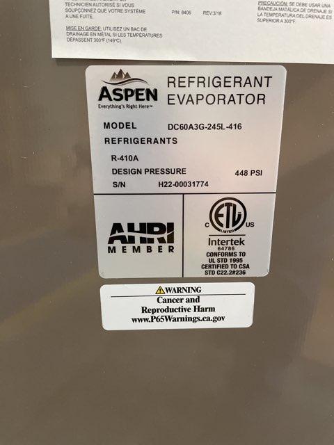 5 Ton AC/HP Upflow/Downflow Cased A Coil, R410A CFM 2000