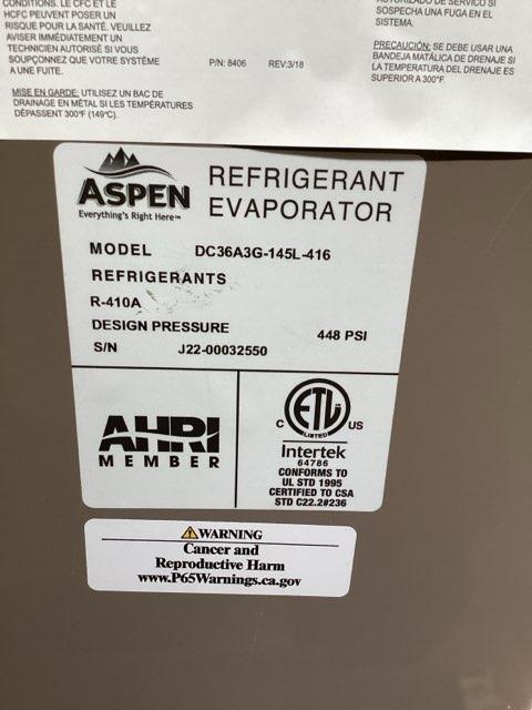 3 Ton AC/HP Upflow/Downflow Cased A Coil, R410A CFM 1200