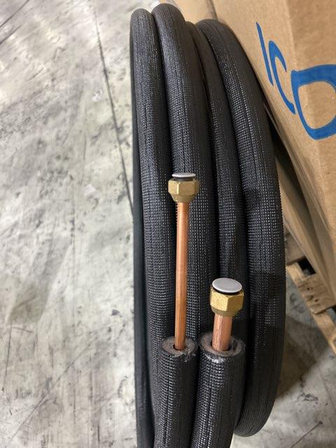 3/8" x 5/8" x 50' Flare Lineset 1/2" Insulation, Black