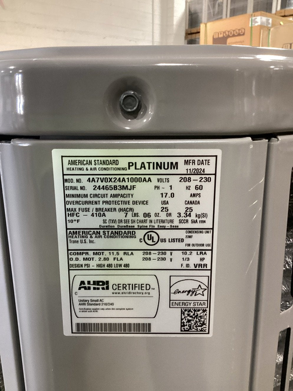 2 Ton Variable Speed Split-System Communicating Air Conditioner 208-230/60/1 R410A 20 SEER