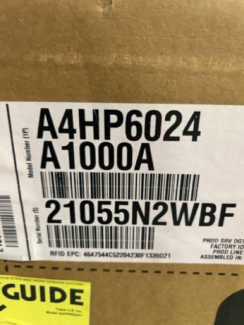 2 Ton Single-Stage Split-System Heat Pump 208-230/60/1 R410A 16 SEER