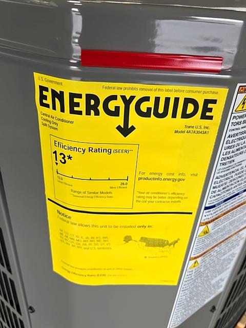 3.5 Ton Single-Stage Split-System Air Conditioner 208-230/60/1 R410A 13 SEER