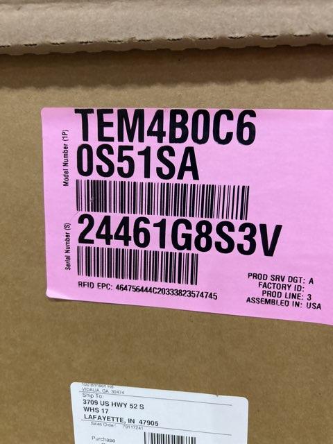 5 Ton AC/HP ECM Multiposition Air Handler; 208-230/60/1, R-410A, CFM 2040