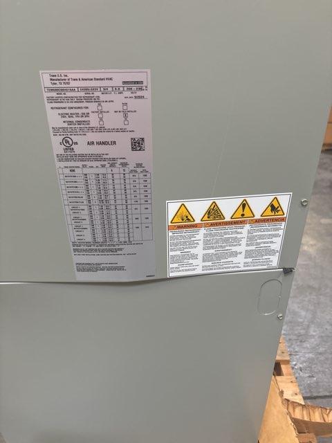 5 Ton AC/HP ECM Multiposition Air Handler 208-230/60/1 R-410A CFM 1800