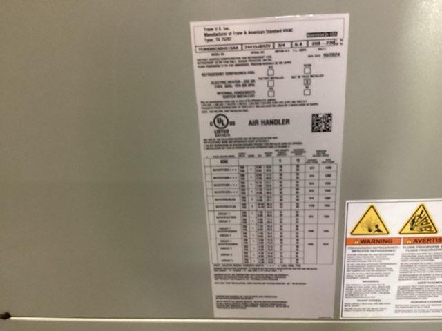 5 Ton AC/HP ECM Multiposition Air Handler 208-230/60/1 R-410A CFM 1800