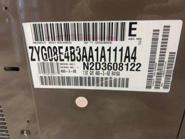 7.5 Ton Two-Stage Convertible Natural Gas/Electric Packaged Unit, 12 EER, 460/60/3, R410A