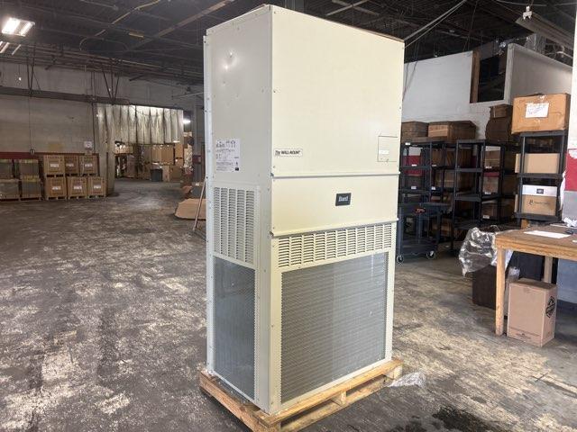 4 Ton Wall Mount Air Conditioner with 15 KW Heat, 208-230/60/1, R-410A, EER: 11