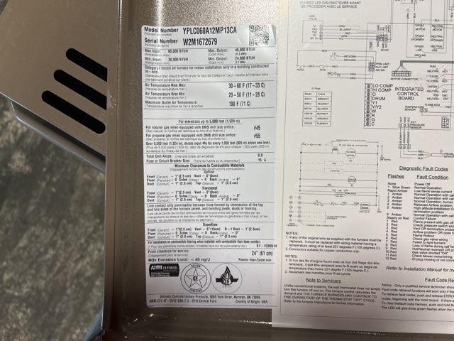60,000 BTU Low NOx Modulating Multi ECM Var Spd Comm Compatible Gas Furnace 80% 115/60/1 CFM: 1277