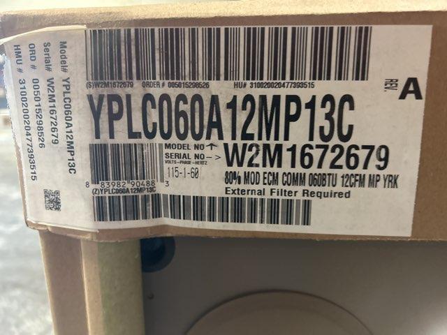 60,000 BTU Low NOx Modulating Multi ECM Var Spd Comm Compatible Gas Furnace 80% 115/60/1 CFM: 1277