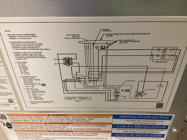2 Ton AC/HP ECM Wall Mounted Air Handler With 8 KW Heat, 208-230/60/1 R-410A CFM 846