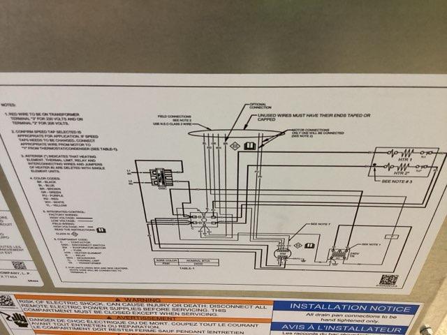 2 Ton AC/HP ECM Wall Mounted Air Handler With 8 KW Heat, 208-230/60/1 R-410A CFM 846