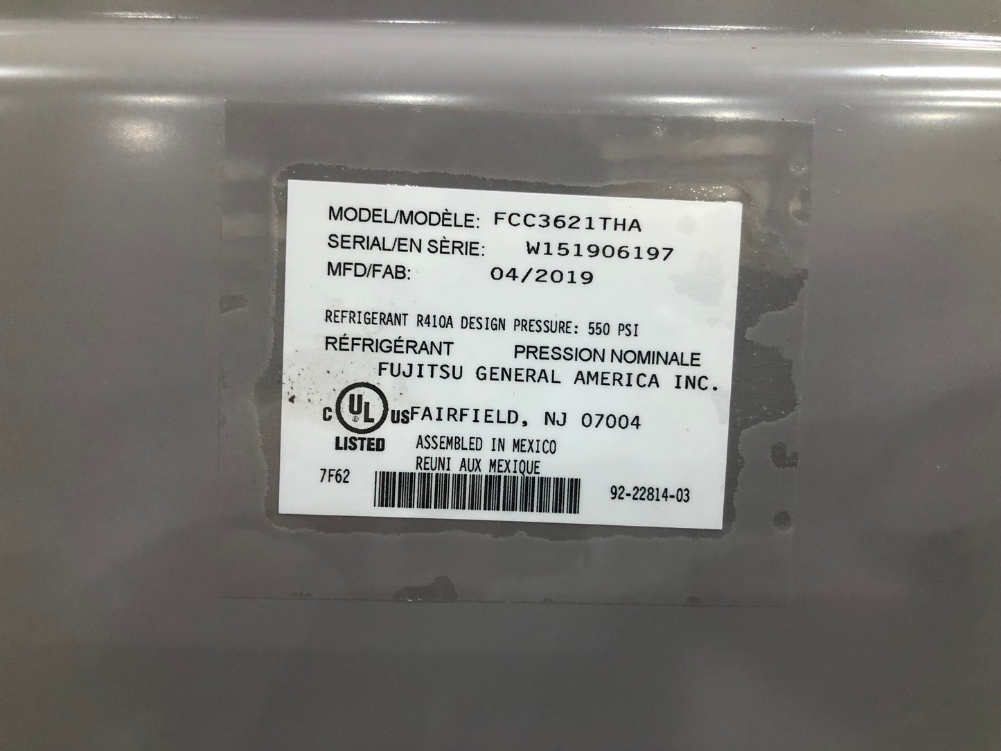 100,000 BTU 1-Stg Upflow/Horizontal Gas Furnace 80% and 3 Ton Multiposition Cased A Coil