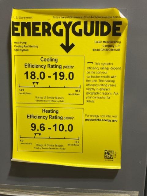 4 Ton Inverter Split-System Communicating Heat Pump 208-230/60/1 R410A 18 SEER