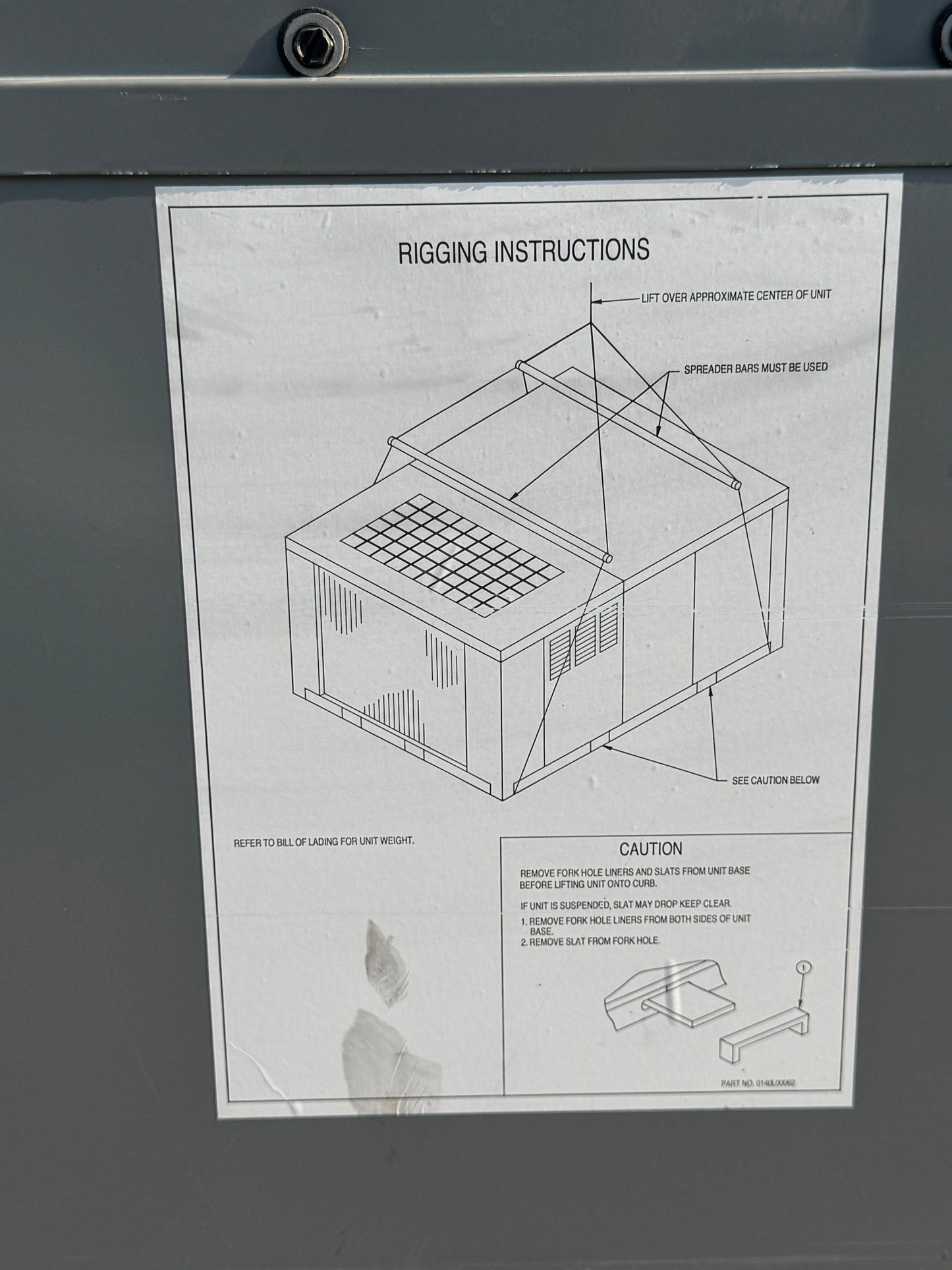 3 Ton Single-Stage Convertible Packaged Air Conditioning Unit, 14 SEER, 460/60/3, R410A