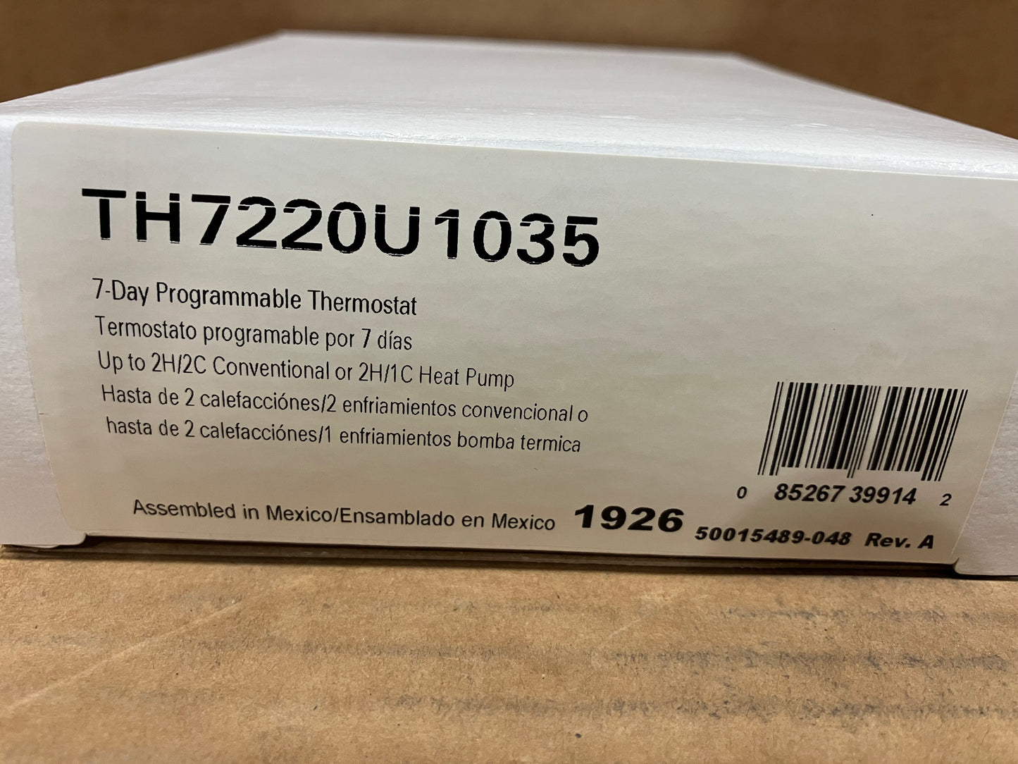 2 Ton 2-Stage SS Air Conditioner 17 SEER and 7-Day Touchscreen Programmable 2 Heat/2 Cool Thermostat