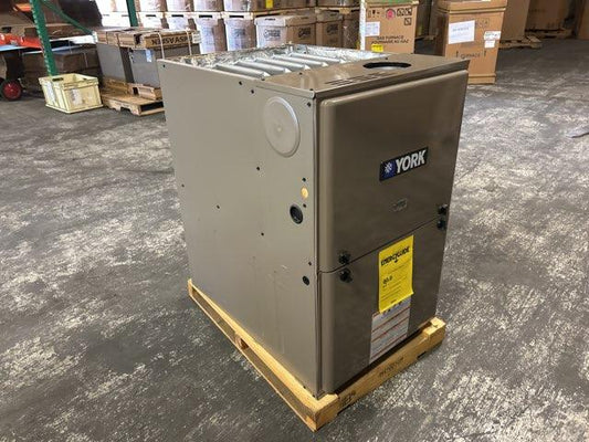 York 100,000 BTU Single-Stage Multiposition ECM Multi Speed Gas Furnace 80% AFUE 115/60/1 CFM: 2000