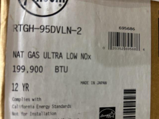 199,900 BTU Residential Tankless Natural Gas Water Heater, 93% 120/60/1