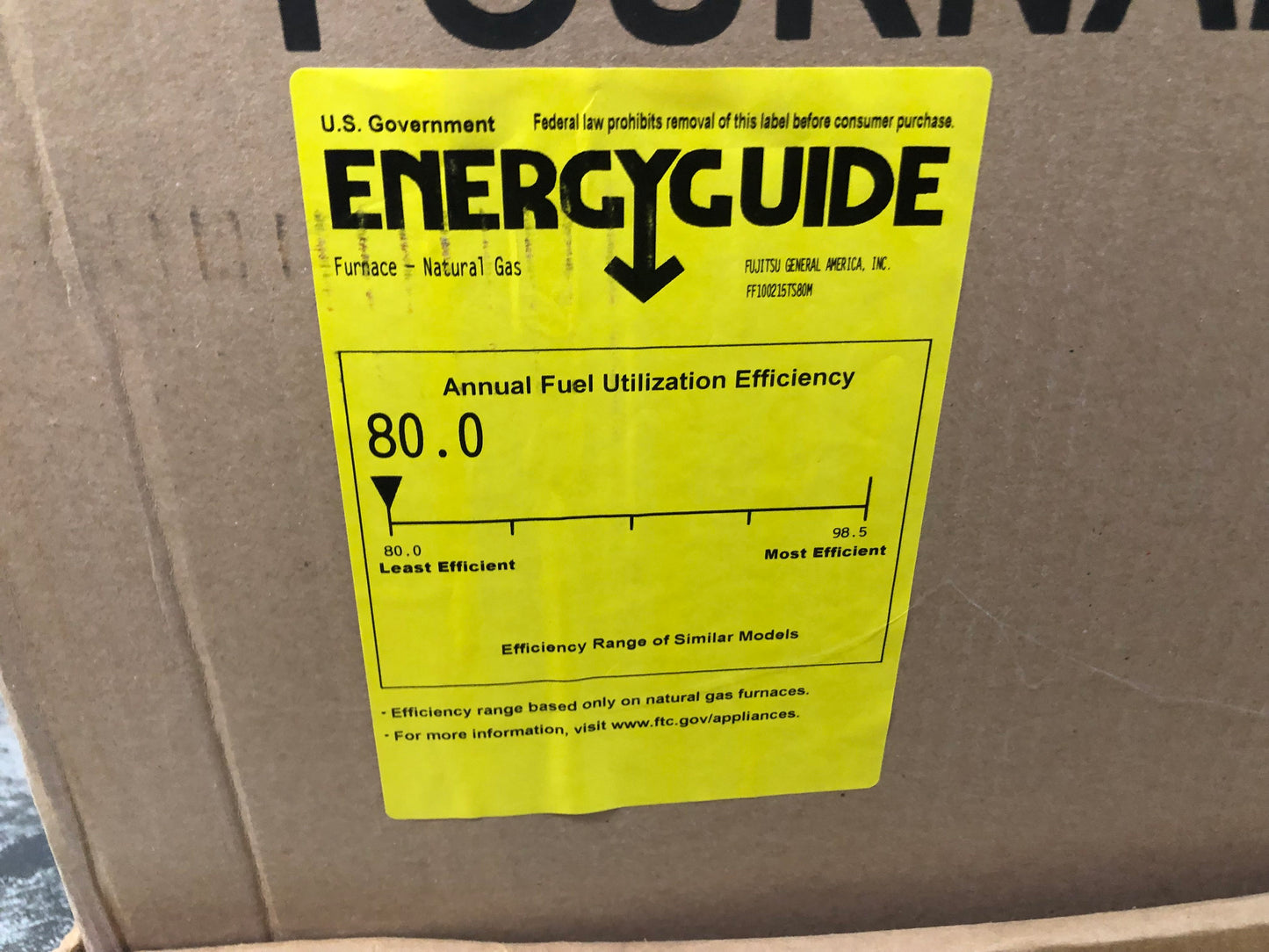 100,000 BTU 1-Stg Upflow/Horizontal Gas Furnace 80% and 5 Ton Multiposition Cased A Coil