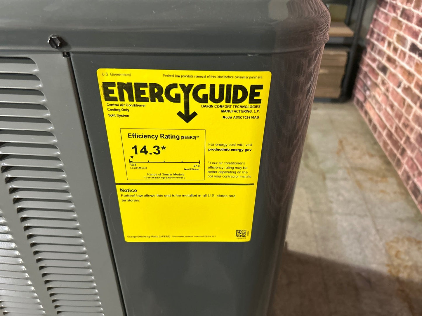 2 Ton Two-Stage Split-System Communicating Air Conditioner 208-230/60/1 R410A 17 SEER2