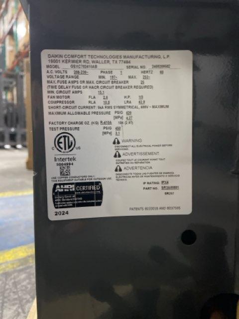 2 Ton Two-Stage Split-System Communicating Air Conditioner 208-230/60/1 R410A 17 SEER2