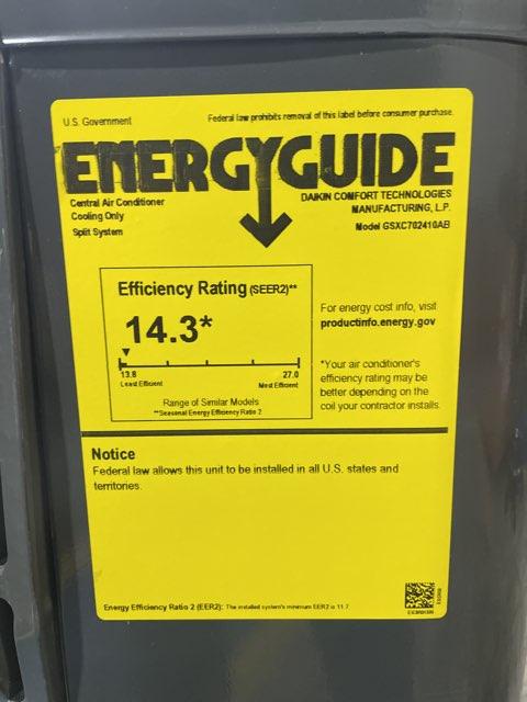 2 Ton Two-Stage Split-System Communicating Air Conditioner 208-230/60/1 R410A 17 SEER2