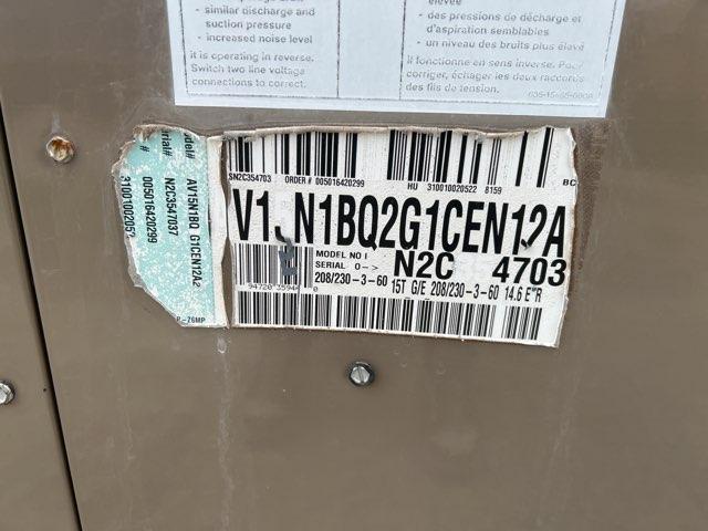 15 Ton Four-Stage Convertible Natural Gas/Electric Packaged Unit, 10.8 EER, 208-230/60/3, R410A