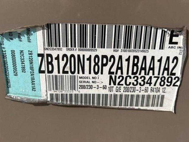 10 Ton Three-Stage Convertible Natural Gas/Electric Packaged Unit, 12 EER, 208-230/60/3, R410A