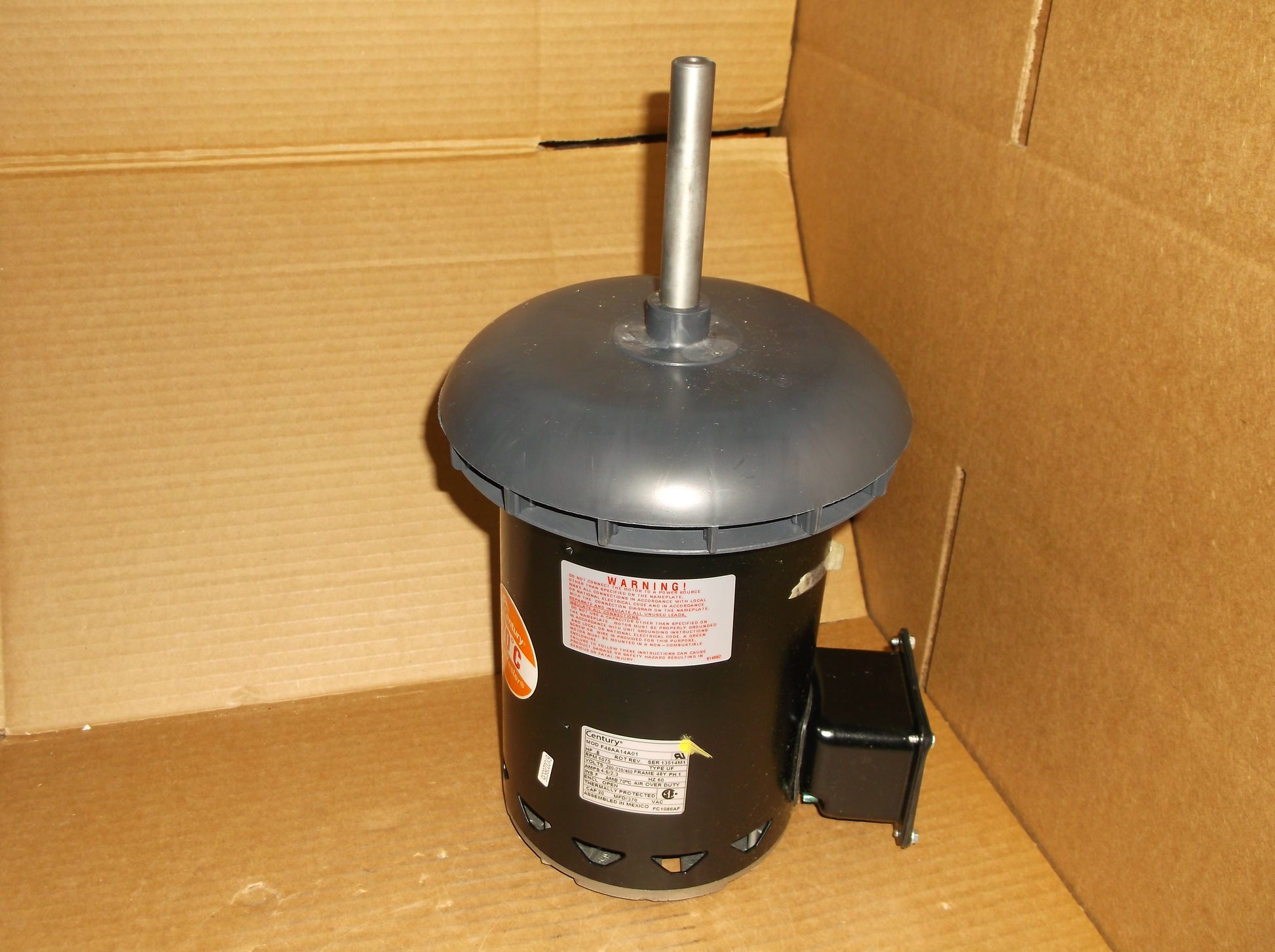 .8HP CONDENSER FAN MOTOR 200-230/460/60/1 RPM:1075/1-SPEED