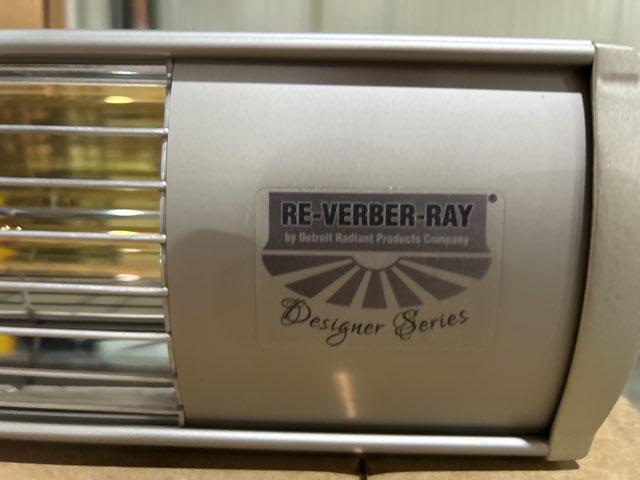 5,118 BTU Silver Infrared Space Heater, 1500 Watt, 120/50/1