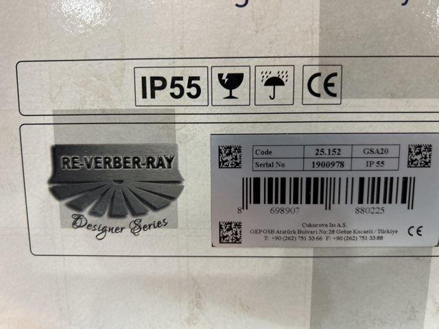 6,824 BTU Silver Infrared Space Heater, 2000 Watt, 230/50/1