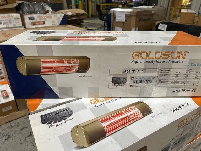 6,824 BTU Silver Infrared Space Heater, 2000 Watt, 230/50/1