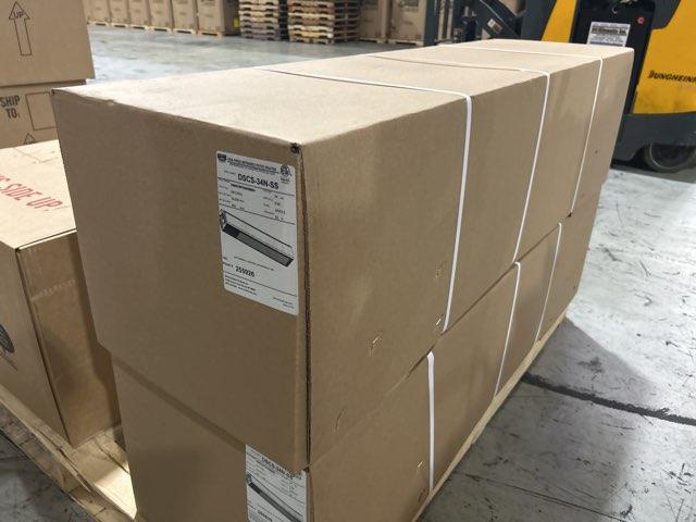 34,000 BTU Brushed Stainless Steel Natural Gas Infrared Patio Heater, 24/60/1