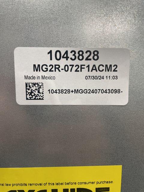 72,000 BTU 1-Stg Downflow ECM Multi Speed Gas Manufactured Housing Furnace 95% 120/60/1 CFM: 1560