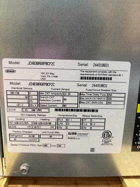 2.5 Ton Two-Stage ECM Horizontal Geothermal Heat Pump 208-230/60/1 R410A 21.6 EER