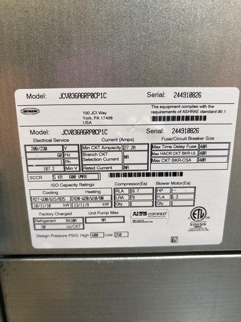 3 Ton Two-Stage ECM Vertical Geothermal Heat Pump 208-230/60/1 R410A 21 EER