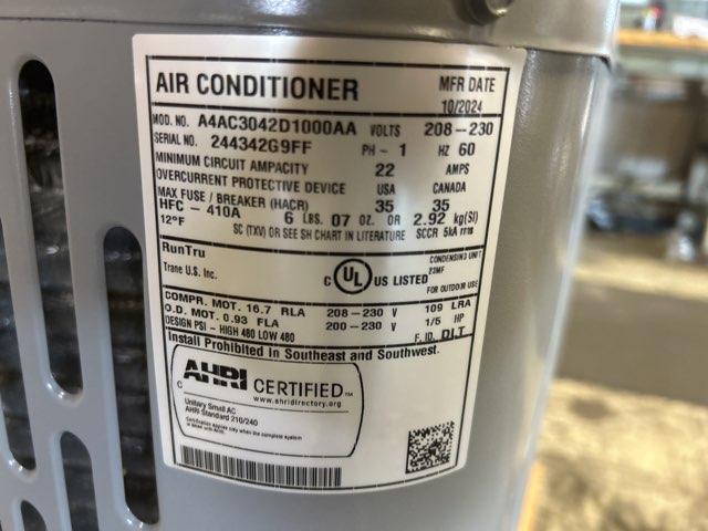 3.5 Ton Single-Stage Split-System Air Conditioner 208-230/60/1 R410A 13.4 SEER2