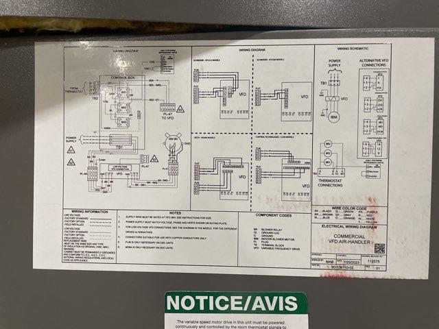 Commercial 12.5 Ton AC Only ECM Multiposition Air Handler 460/60/3 R-410A CFM 4785