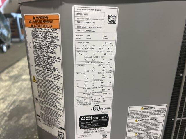 2 Ton Single-Stage Split-System Air Conditioner; 208-230/60/1, R410A, 13.4 SEER2