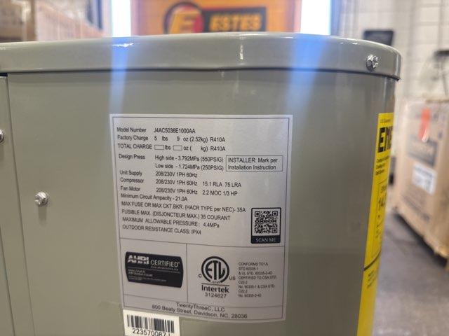 3 Ton Single-Stage Split-System Air Conditioner 208-230/60/1 R410A 14.3 SEER2