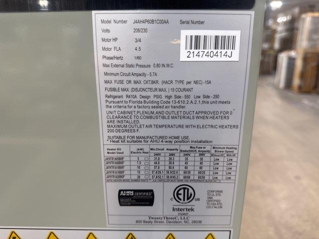 5 Ton AC/HP PSC Multiposition Air Handler 208-230/60/1 R-410A CFM 2138