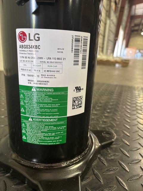 3 Ton AC Scroll Compressor 208-230/60/1 R410A