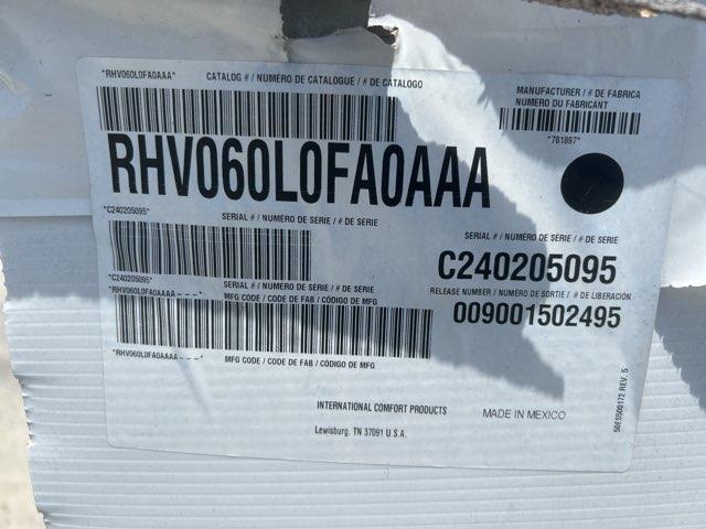 COMMERCIAL 5 Ton Single-Stage Convertible Packaged Heat Pump Unit, 14.3 SEER, 460/60/3, R410A