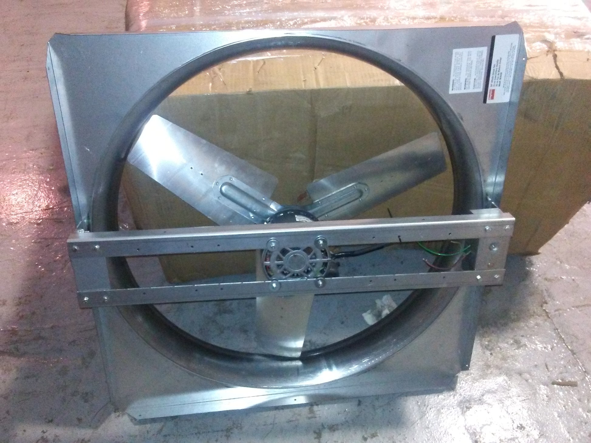 2-SPEED DIRECT DRIVE WHOLE HOUSE FAN, 30" BLADE DIA.