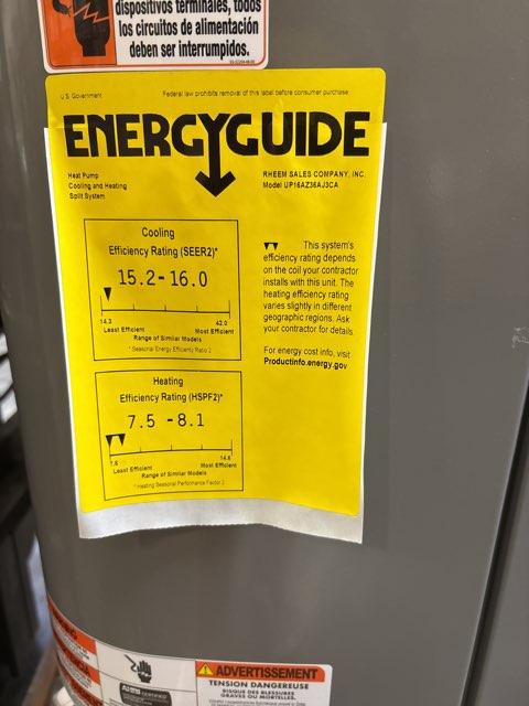 3 Ton Three-Stage Split-System Communicating Heat Pump 208-230/60/1 R410A 16 SEER2