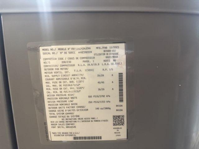 3.5 Ton Two-Stage Split-System Heat Pump 208-230/60/1 R410A 15.2 SEER2